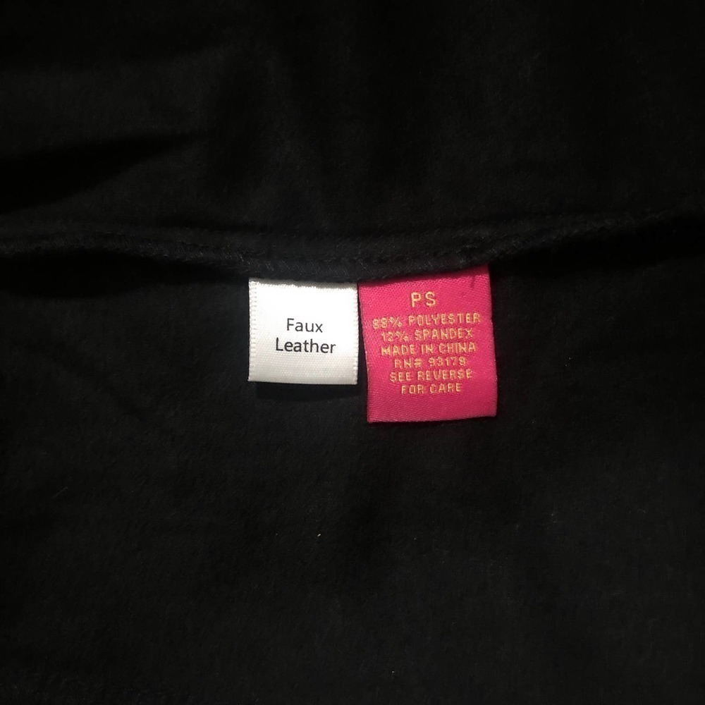 Catherine Malandrino Black Faux Suede Open Cascade Waterfall Jacket Petite Small - Picture 11 of 13
